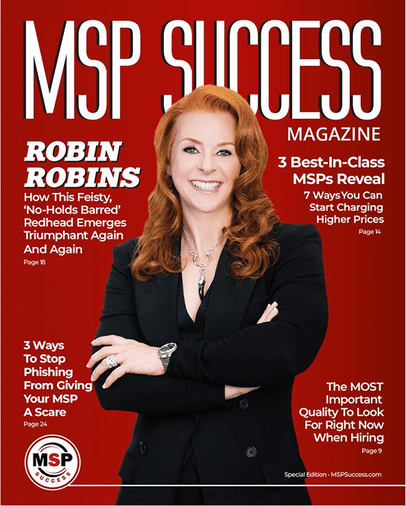 MSP Success Magazine featuring Robin Robins
