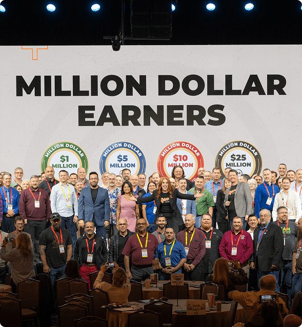 Robin Robins with her Million Dollar Earners