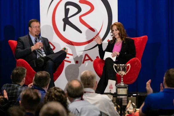 Robin Robins with Penn Jillette