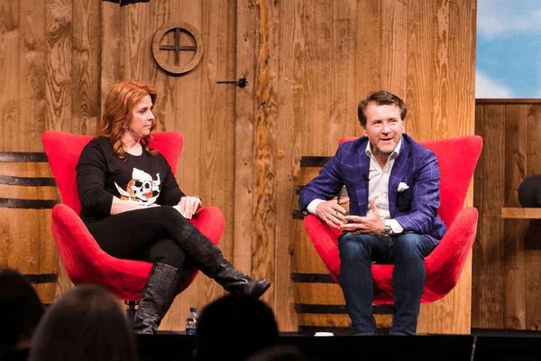 Robin Robins with Robert Herjavec