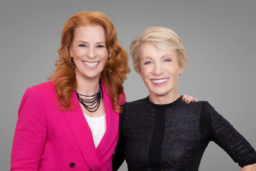 Robin Robins with Barbara Corcoran