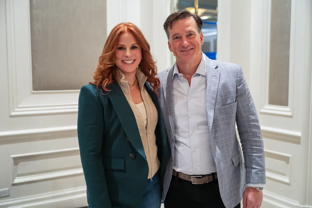 Robin Robins with Fred Voccola