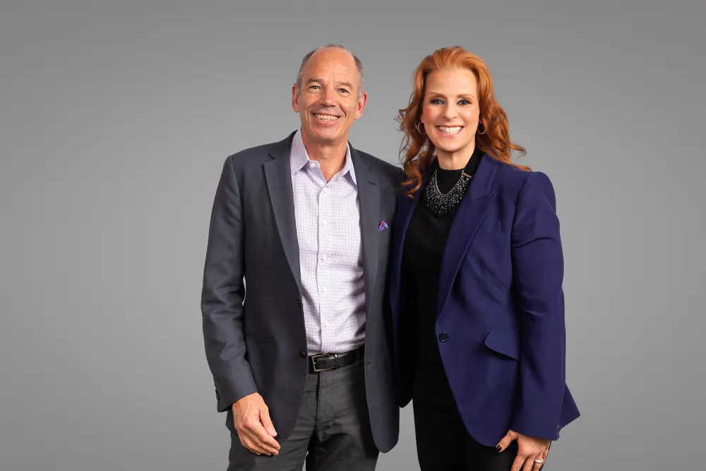 Robin Robins with Marc Randolph